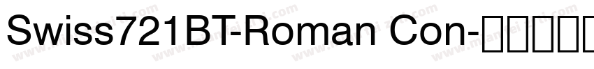 Swiss721BT-Roman Con字体转换